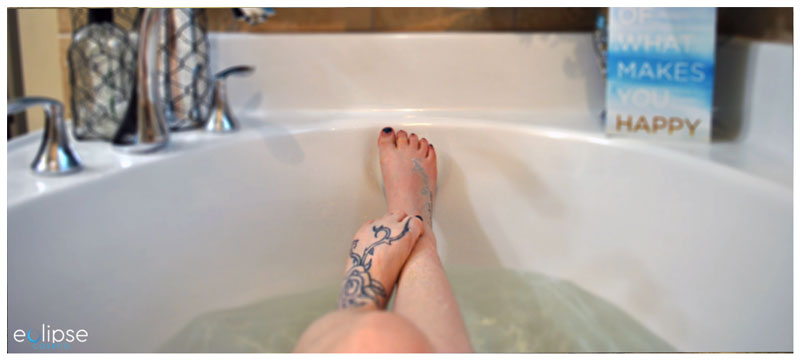 Legs in Bath