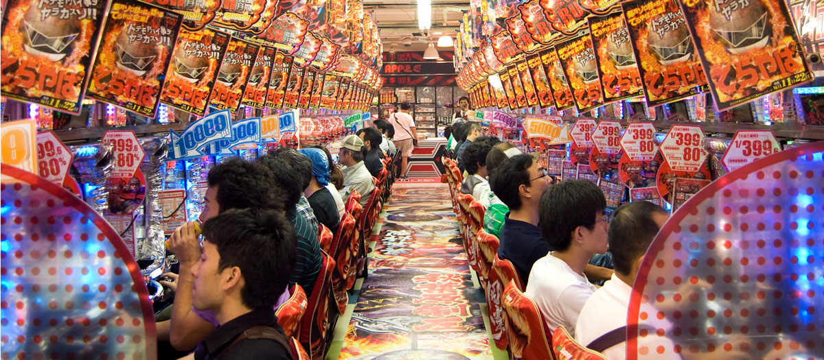 Pachinko Parlours Machines in Japan