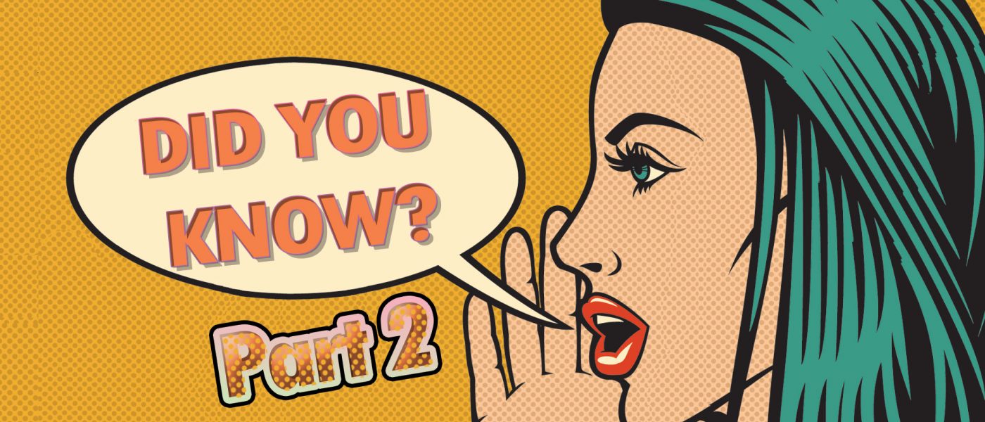 Fun Interesting Facts Part 2