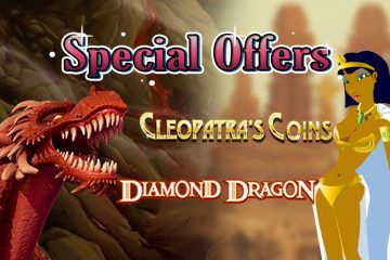 cleopatras coins slots with diamond dragon
