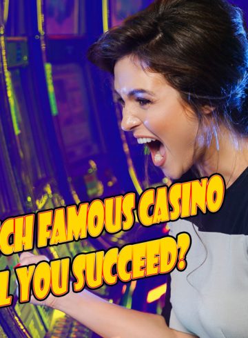 Girl winning in casino slots