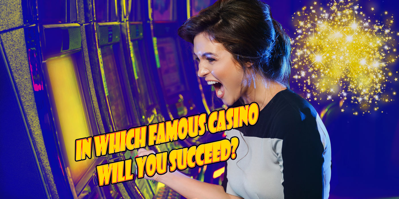 Girl winning in casino slots